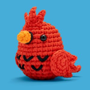 Tori the Cardinal Crochet Kit | The Woobles