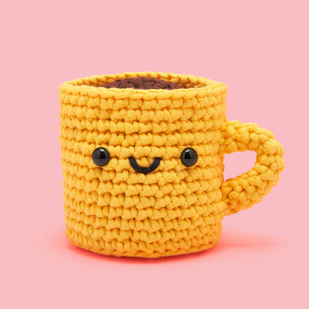 Coffee Mug Crochet Kit for Beginners | The Woobles