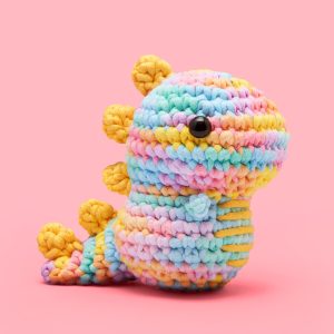 Pastel Dinosaur Crochet Kit | The Woobles