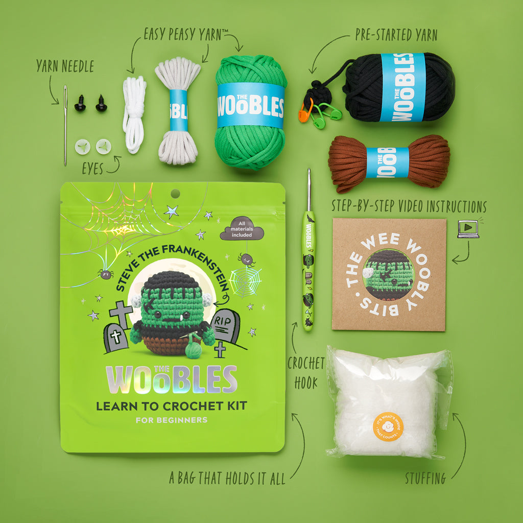 All Woobles’ Eve Crochet Bundle: Halloween Crochet Kits | The Woobles - Image 9