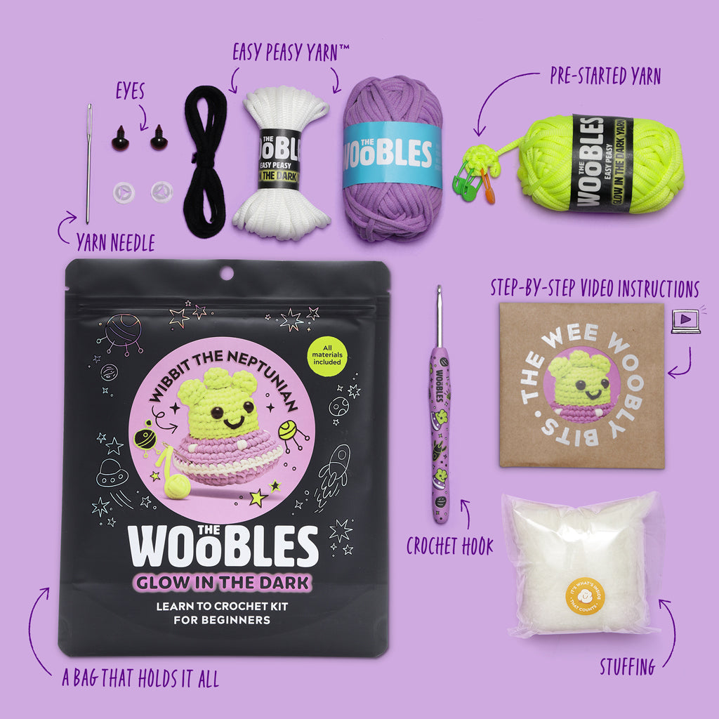Wibbit the Neptunian Crochet Kit | The Woobles - Image 5