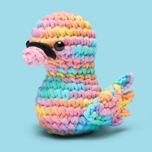 Tito the Swan Pastel Crochet Kit | The Woobles