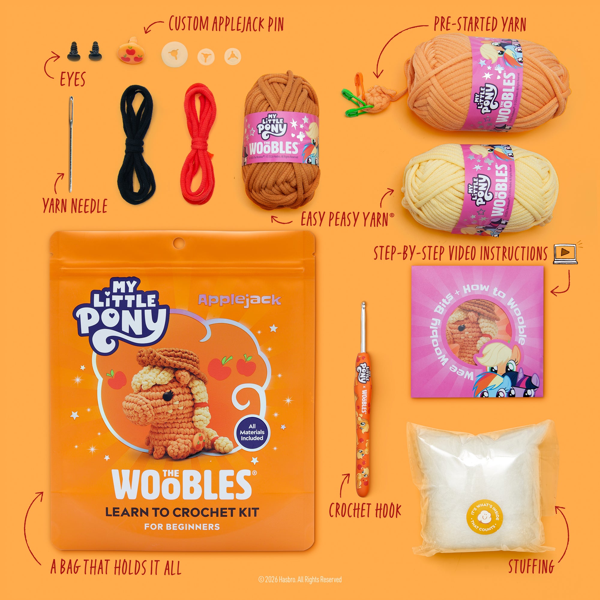 Applejack Crochet Kit | The Woobles - Image 2