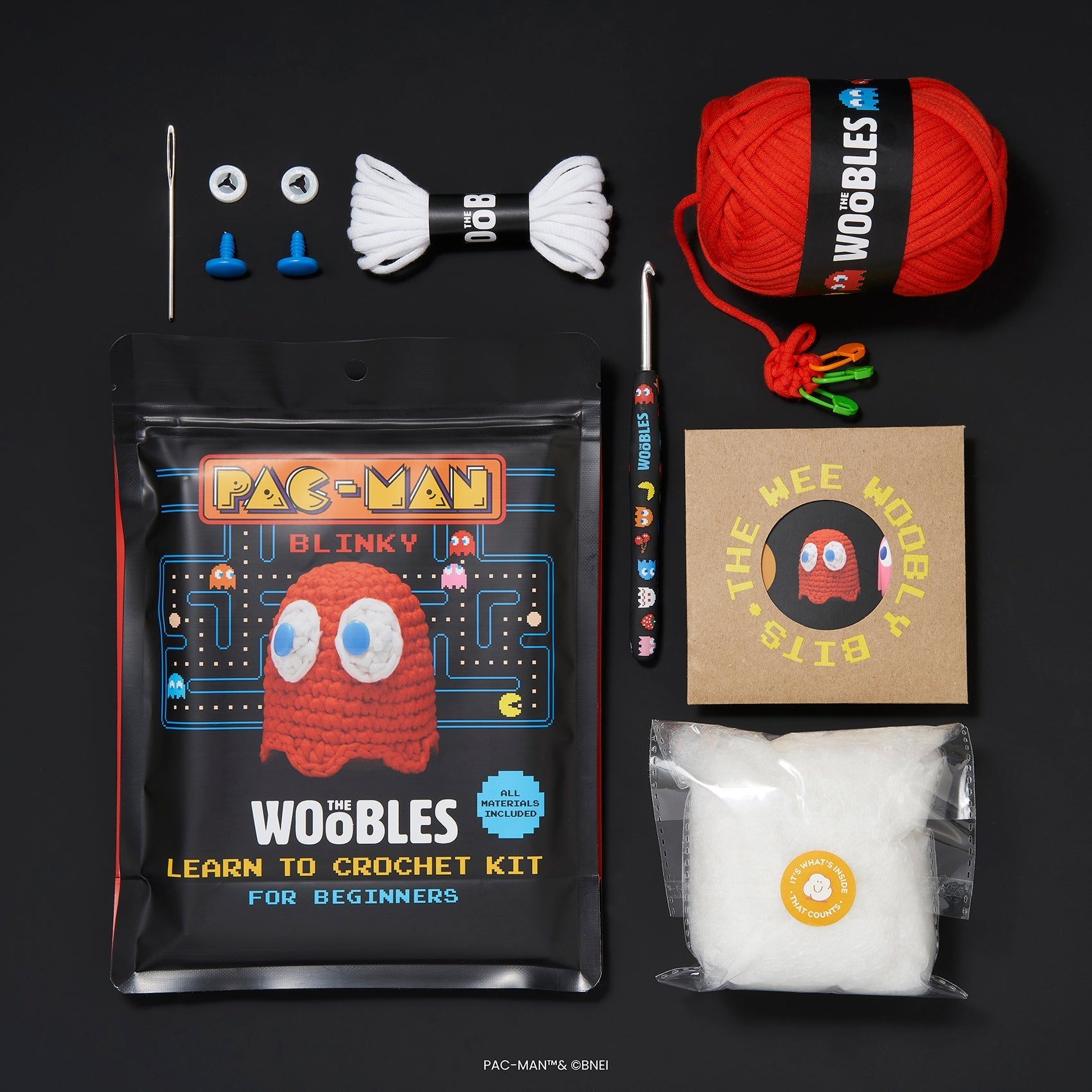 PAC-MAN-ificent Pals Crochet Kit Bundle | The Woobles - Image 6