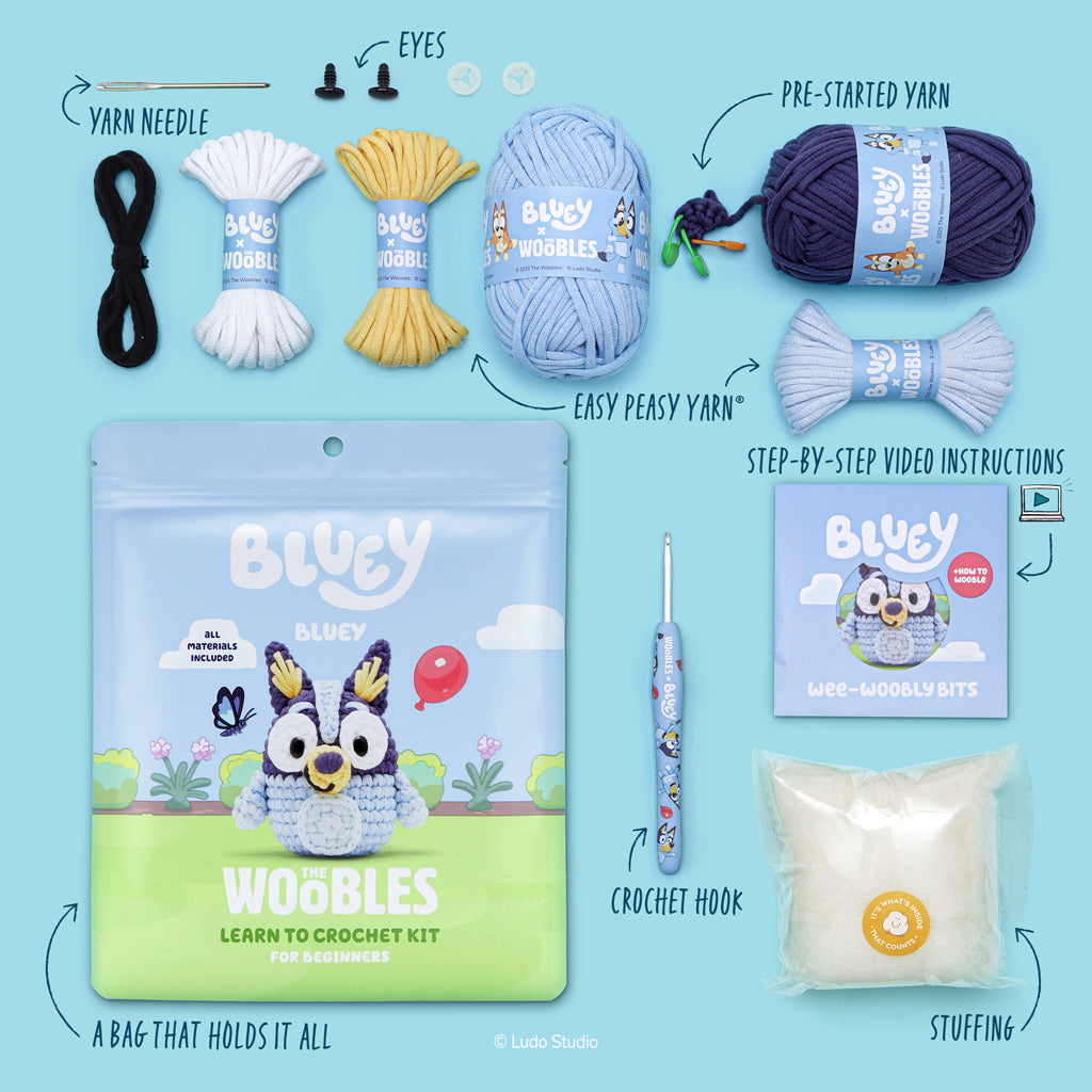 Bluey Crochet Kit | The Woobles - Image 2