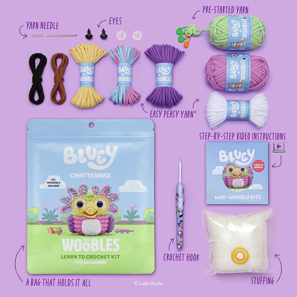 Chattermax Crochet Kit | The Woobles - Image 2