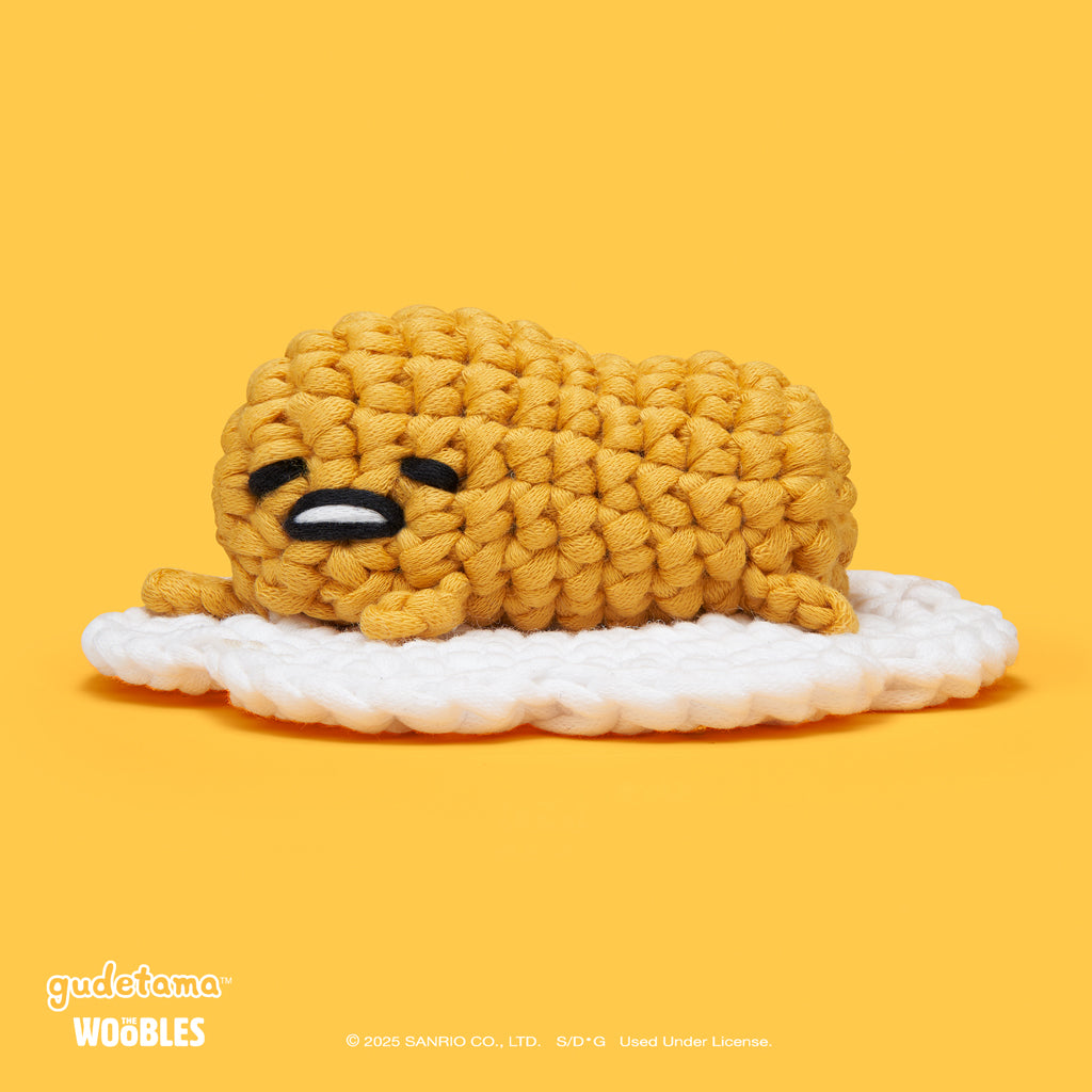Gudetama™ Sunny Side Up Crochet Kit for Beginners | The Woobles