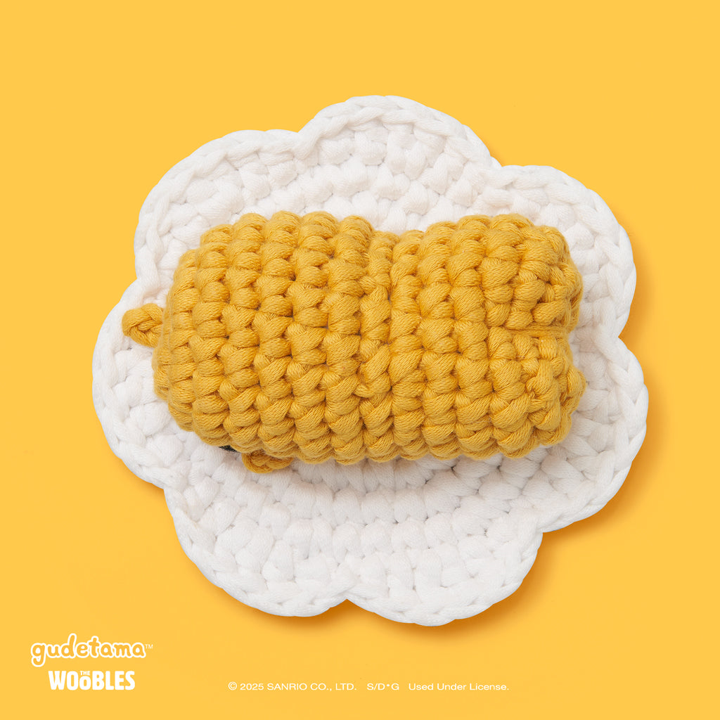 Gudetama™ Sunny Side Up Crochet Kit for Beginners | The Woobles - Image 2