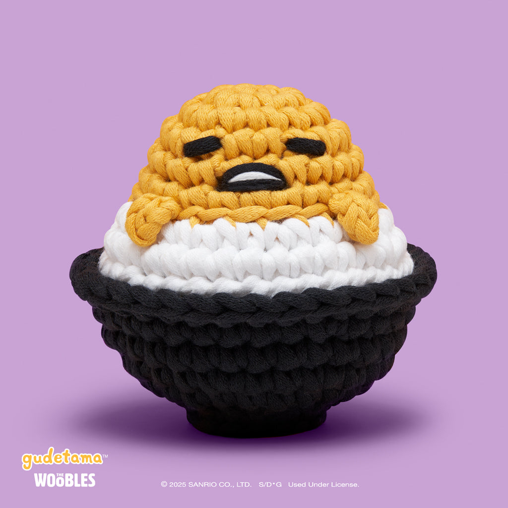 Gudetama™ Egg on Rice Crochet Kit for Beginners | The Woobles