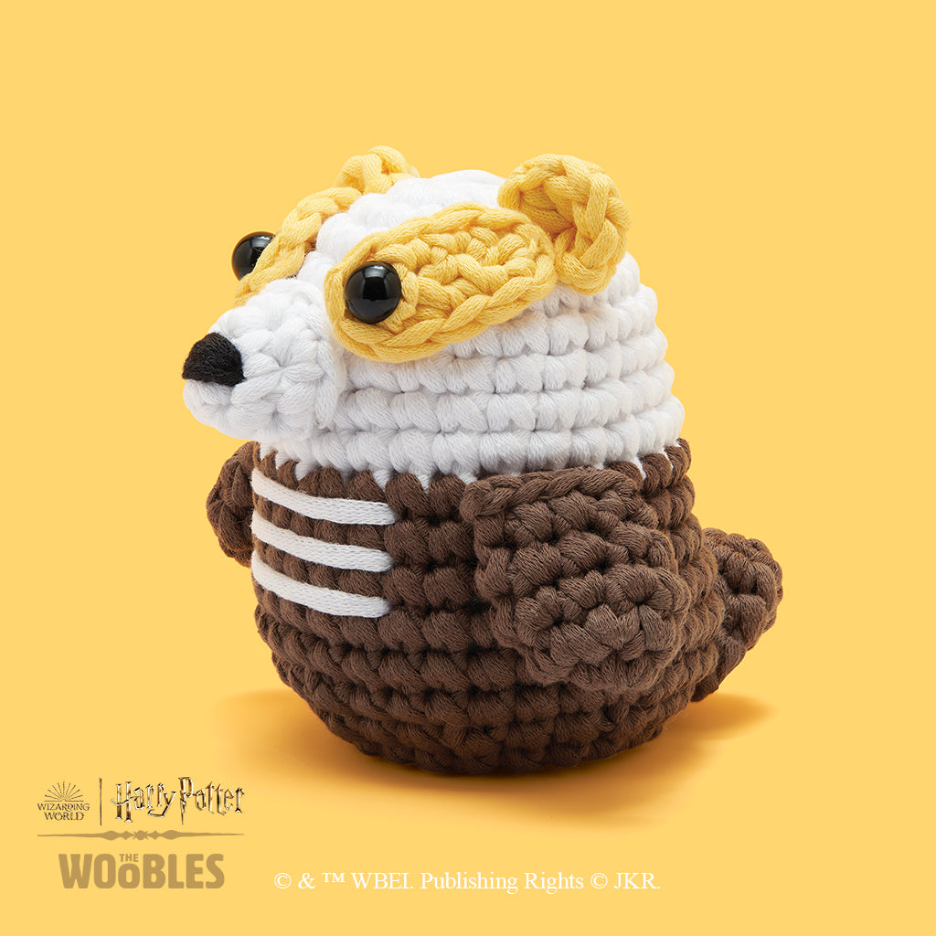 Hufflepuff™ Badger and Scarf Crochet Bundle | The Woobles - Image 2