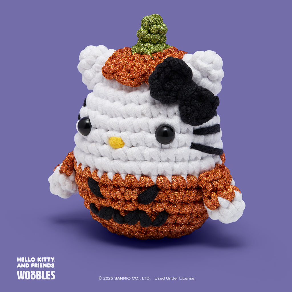 Halloween Hello Kitty® Crochet Kit for Beginners | The Woobles - Image 2