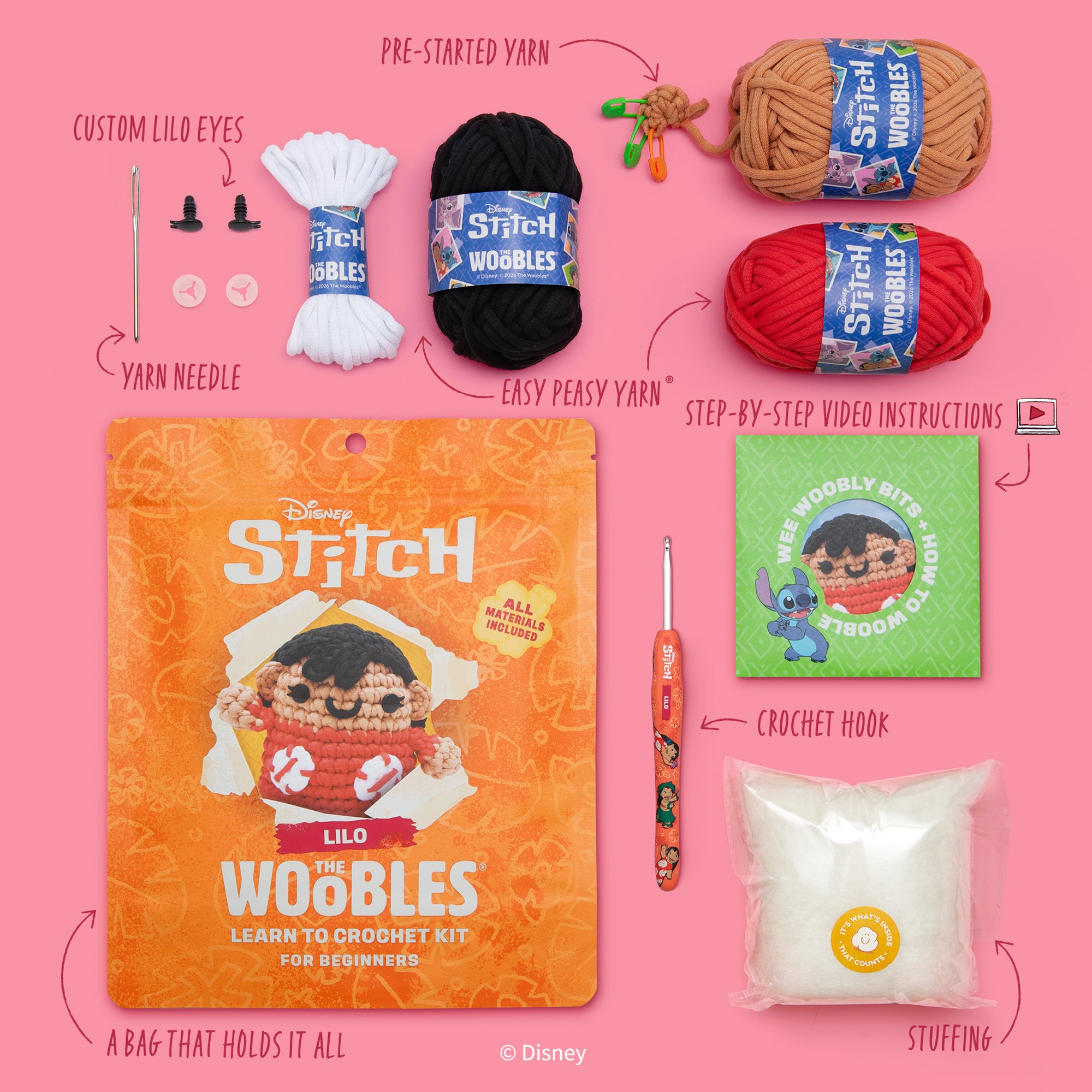 Lilo Crochet Kit | The Woobles - Image 2