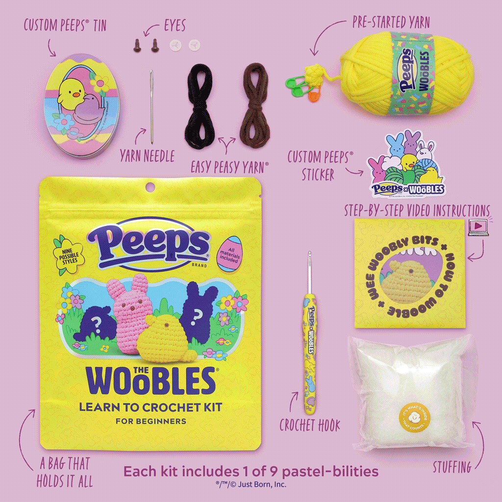 Mystery PEEPS® Crochet Kit | The Woobles - Image 4