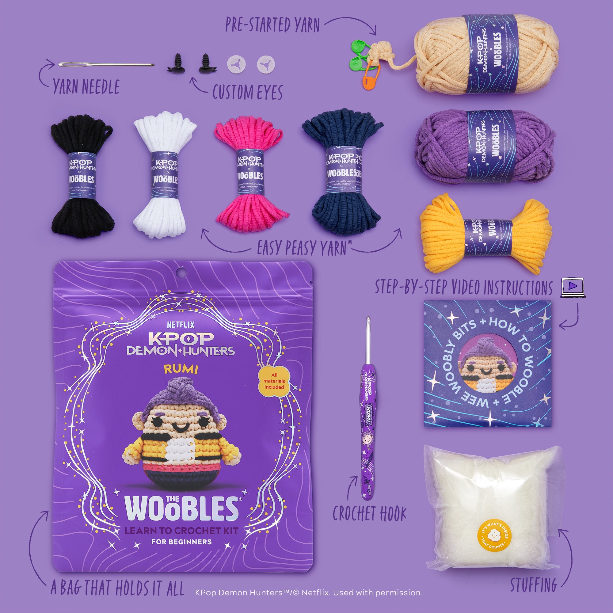 KPop Demon Hunters: We Are Hunters Bundle | The Woobles - Image 9