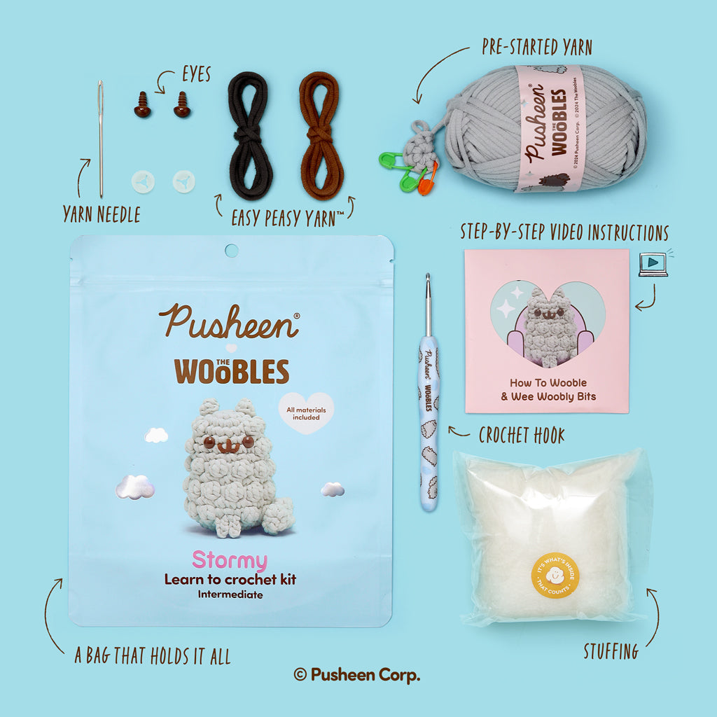 Stormy Crochet Kit | The Woobles - Image 4