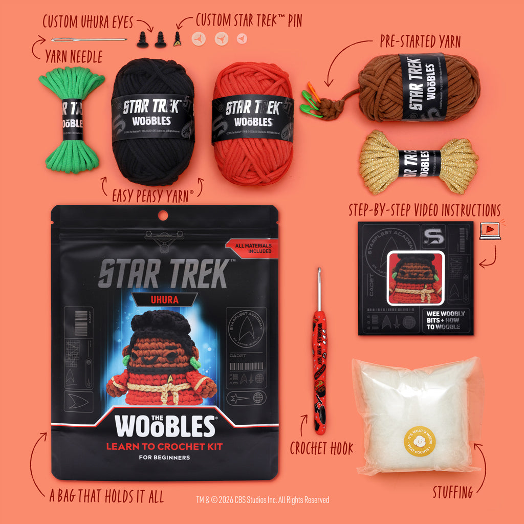 Uhura Crochet Kit | The Woobles - Image 2