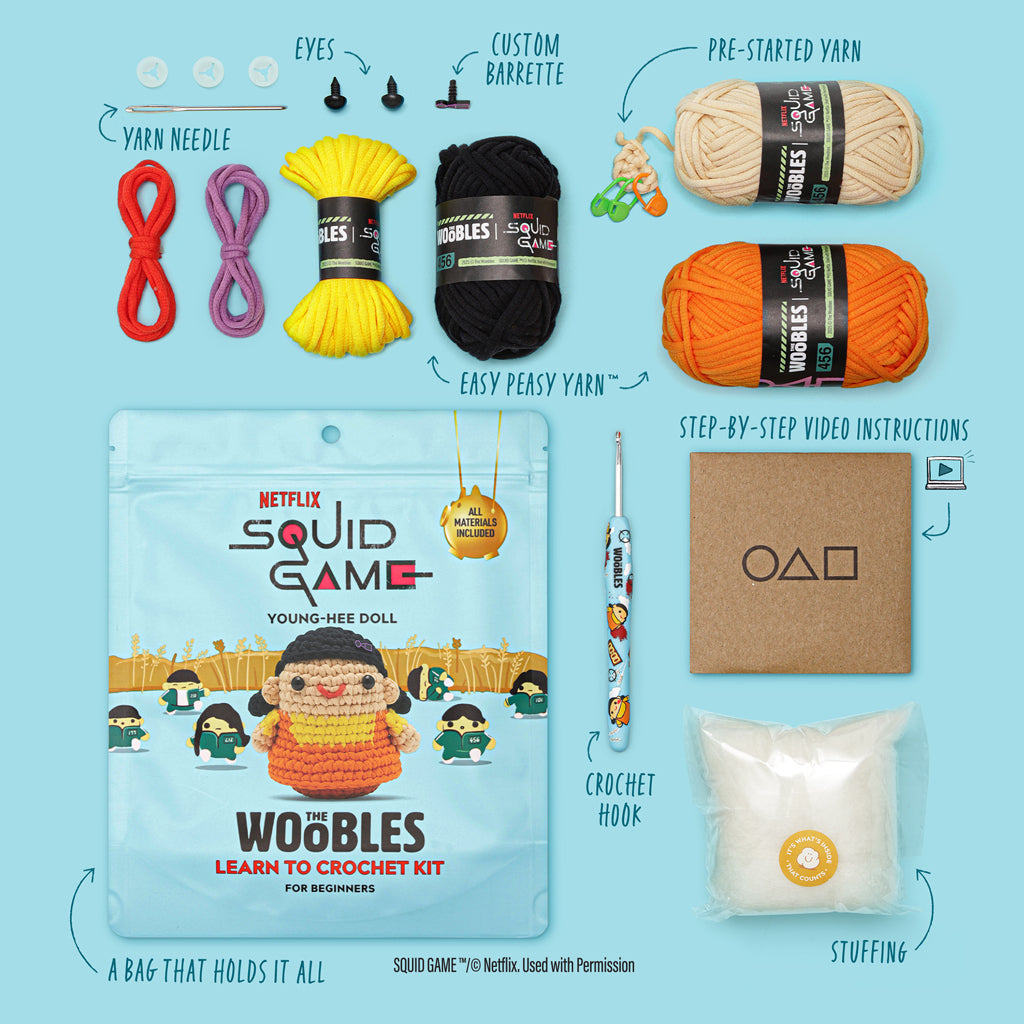 Young-Hee Doll Crochet Kit for Beginners | The Woobles - Image 3
