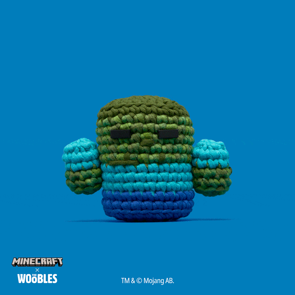 Minecraft Zombie Crochet Kit for Beginners | The Woobles - Image 2