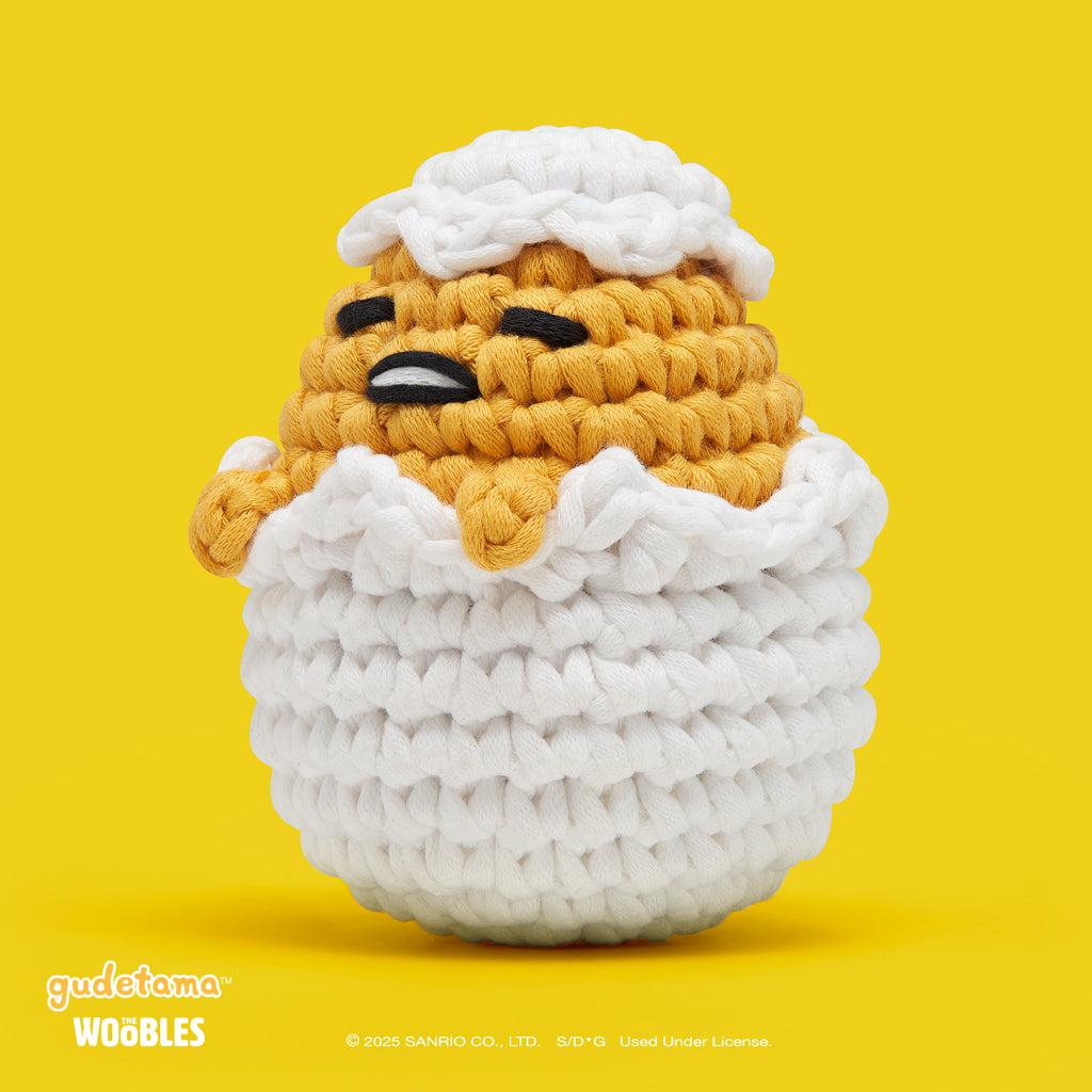 Tiny Gudetama™ Eggshell Hat Kit | The Woobles - Image 2
