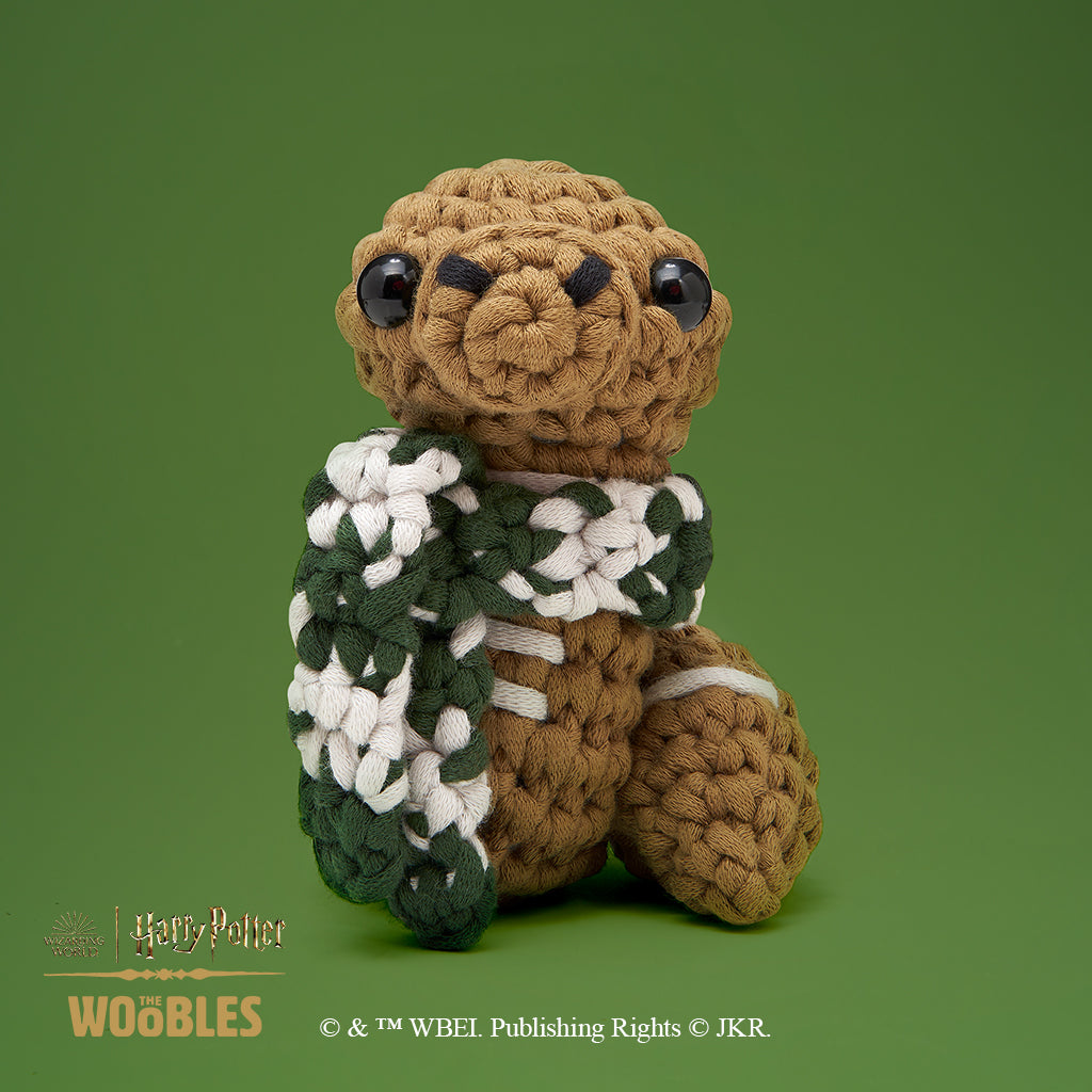 Tiny Slytherin™ Scarf Crochet Kit | The Woobles - Image 2