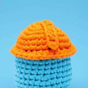 Tiny Construction Hat Crochet Kit | The Woobles