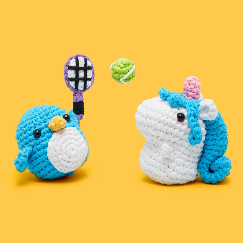Tiny Tennis Set Kit | The Woobles - Image 2