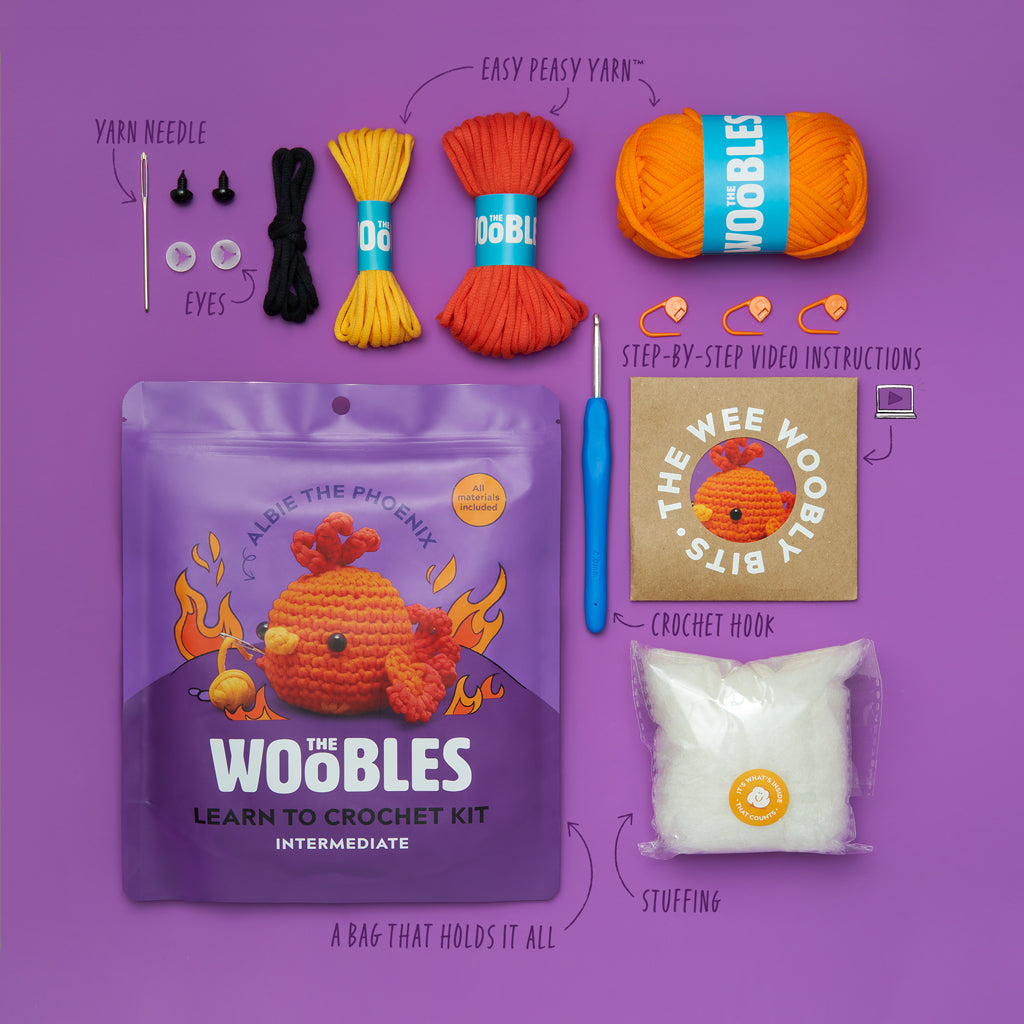 Phoenix Crochet Kit for Beginners | The Woobles - Image 3