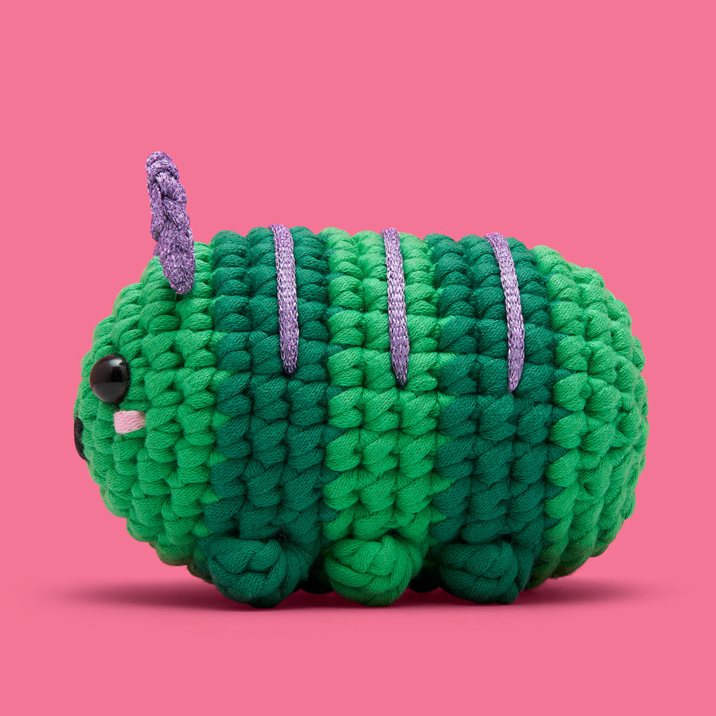 Carl the Caterpillar Crochet Kit | The Woobles - Image 2