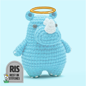 Willis the Rhino Crochet Kit | The Woobles