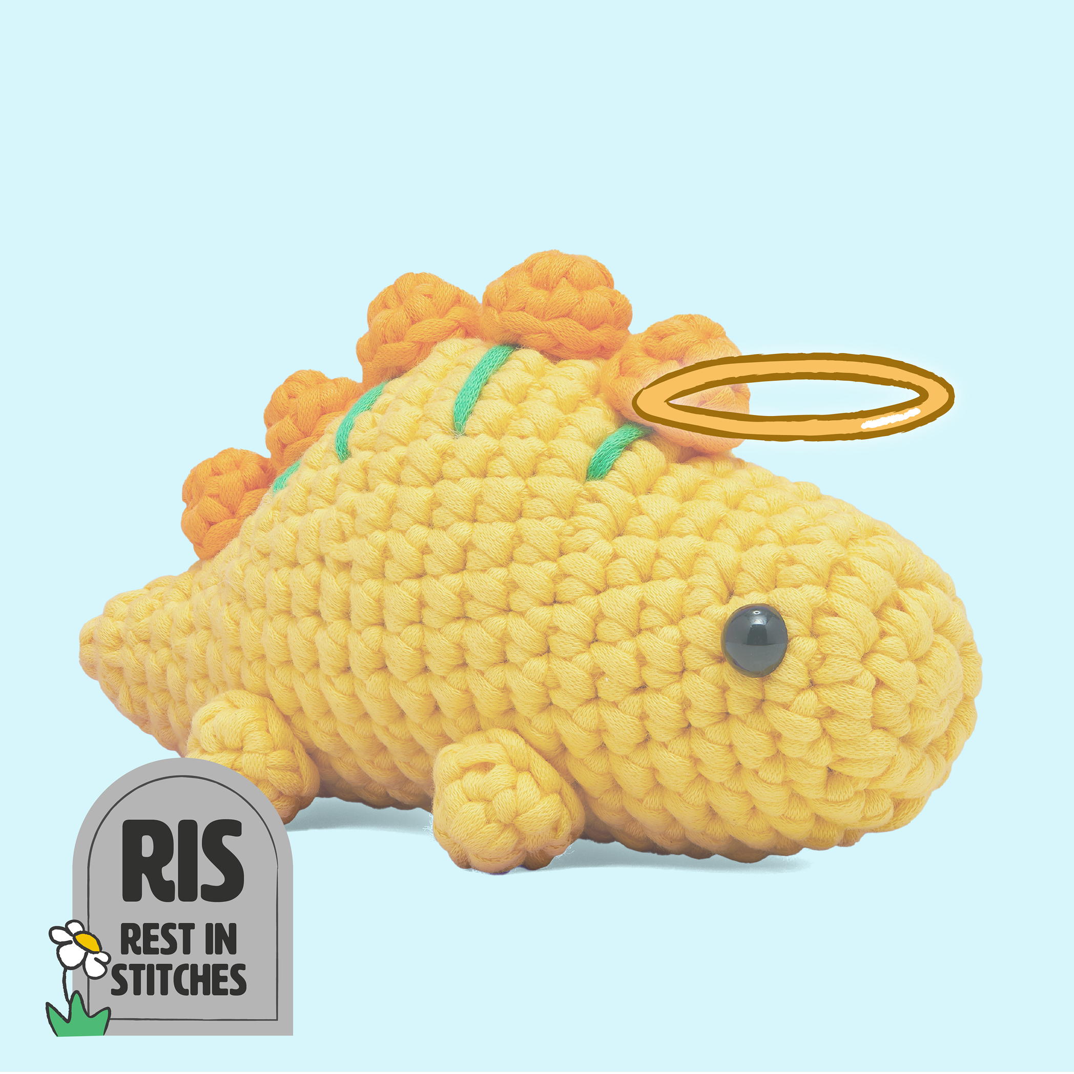Phoebe the Stegosaurus Crochet Kit | The Woobles