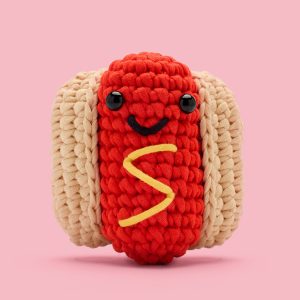 Frank the Hot Dog Crochet Kit | The Woobles