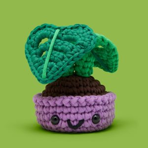 Ophelia the Monstera Plant Crochet Kit | The Woobles