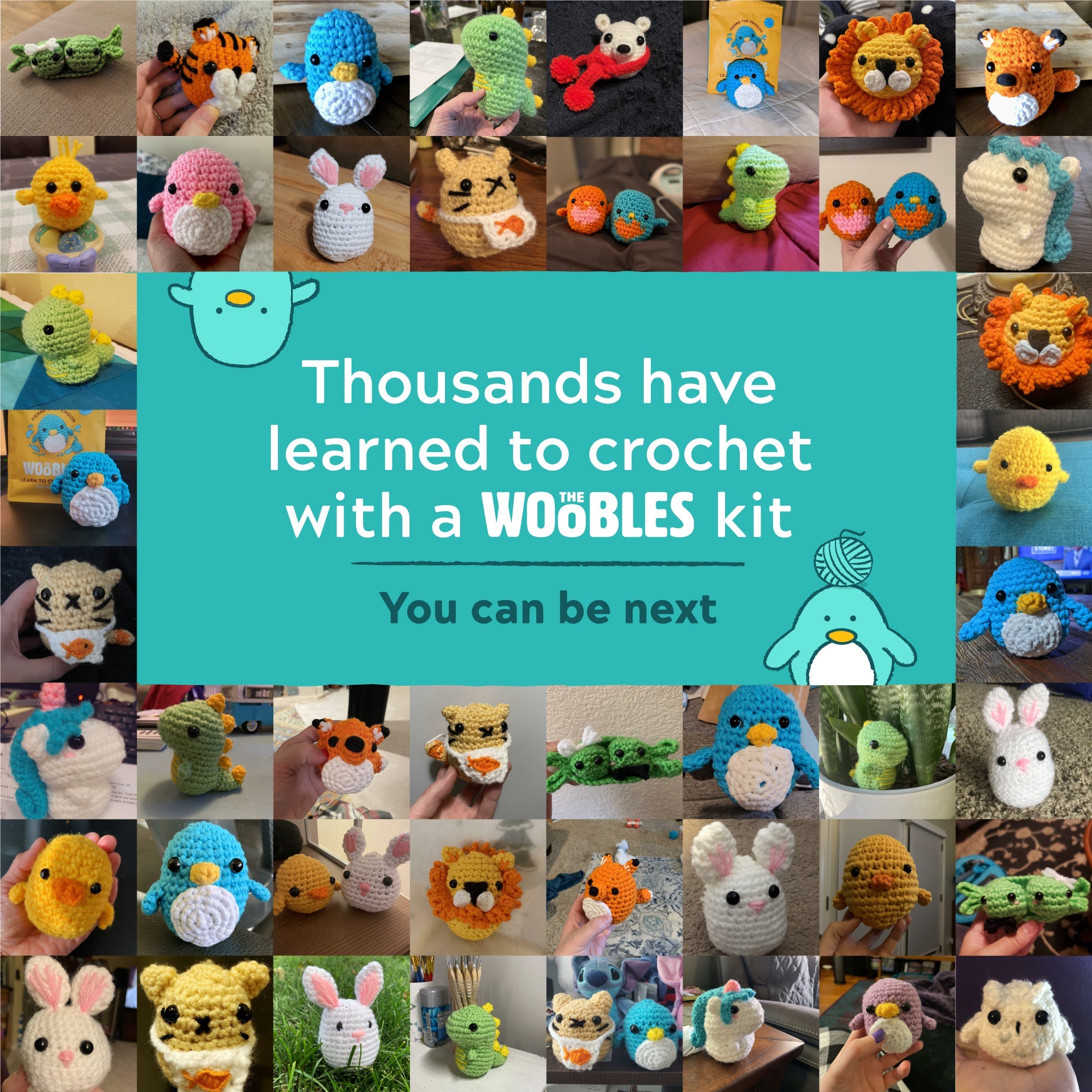 Limited Edition Penguin Crochet Kit | The Woobles - Image 5