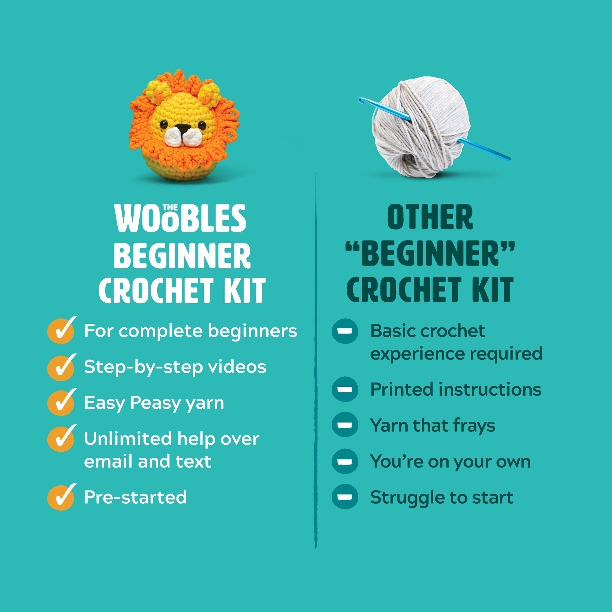 PAC-MAN-ificent Pals Crochet Kit Bundle | The Woobles - Image 20