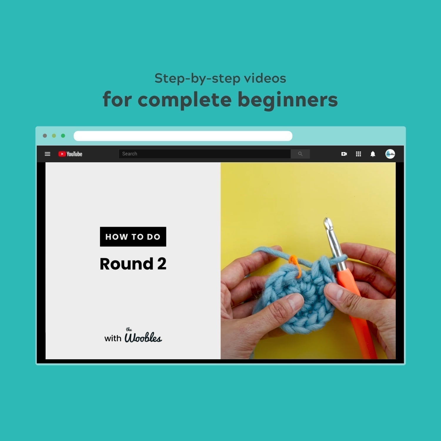 Gingerbread Man Crochet Kit for Beginners | The Woobles - Image 3