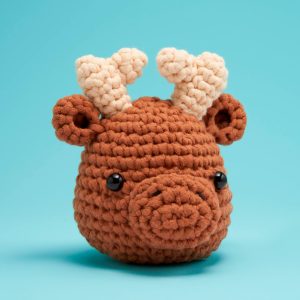 Moose Crochet Kit | Learn to Crochet with The Woobles